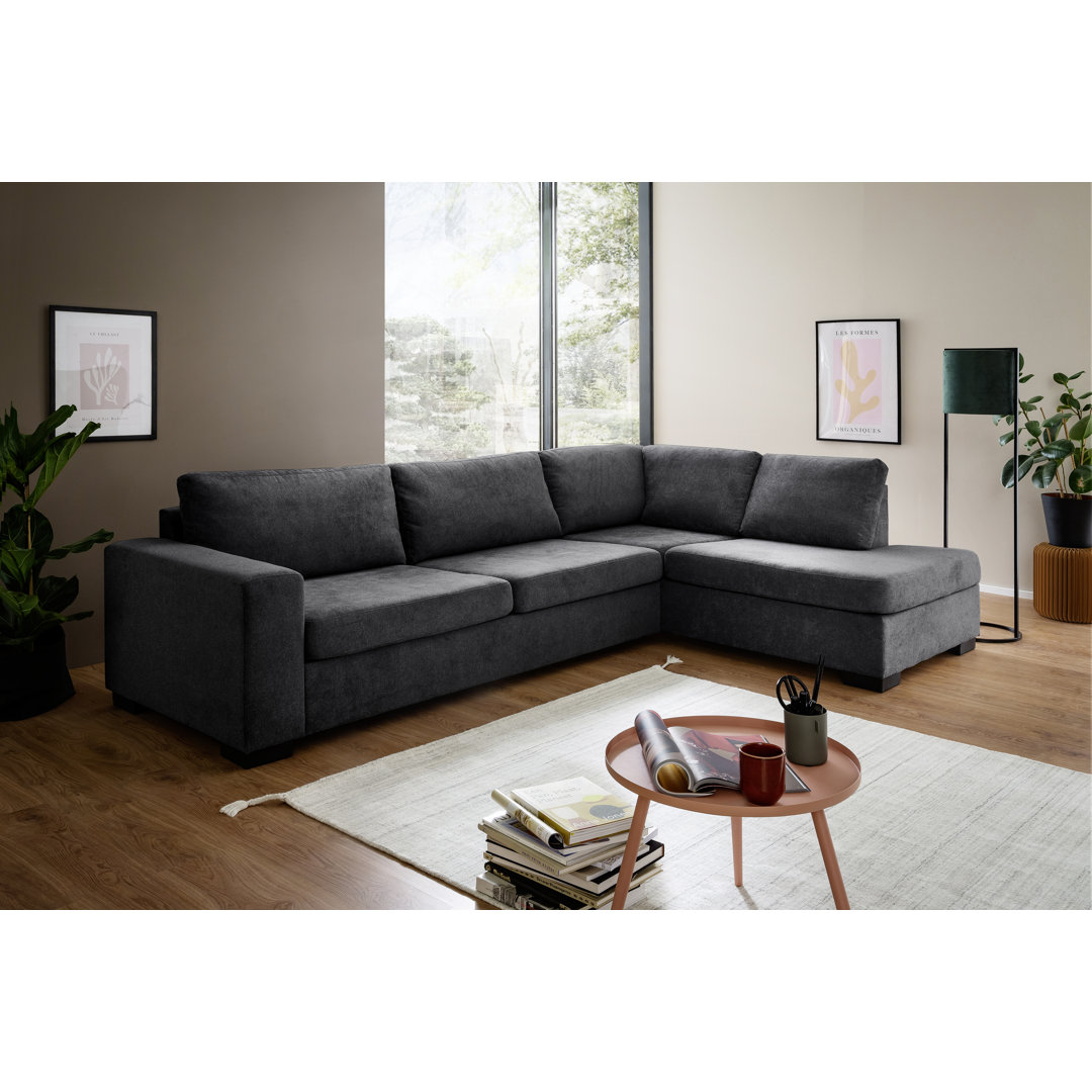 Gepolstertes Sofa und Recamiere