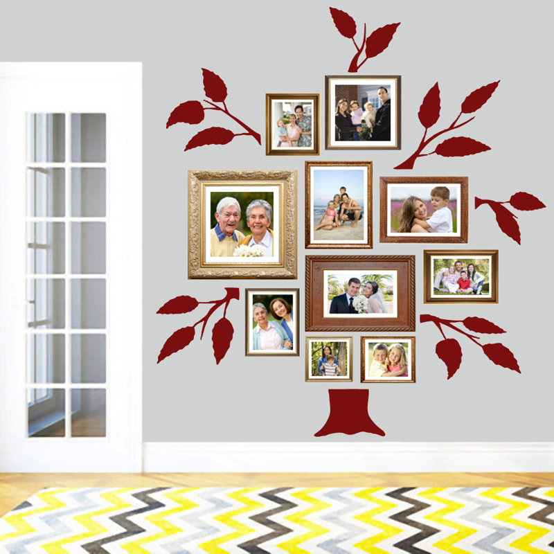 Ensemble d'adhésif décoratif 7 pièces, Canneberge