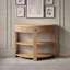 Console avec tiroir et tablettes-368969770