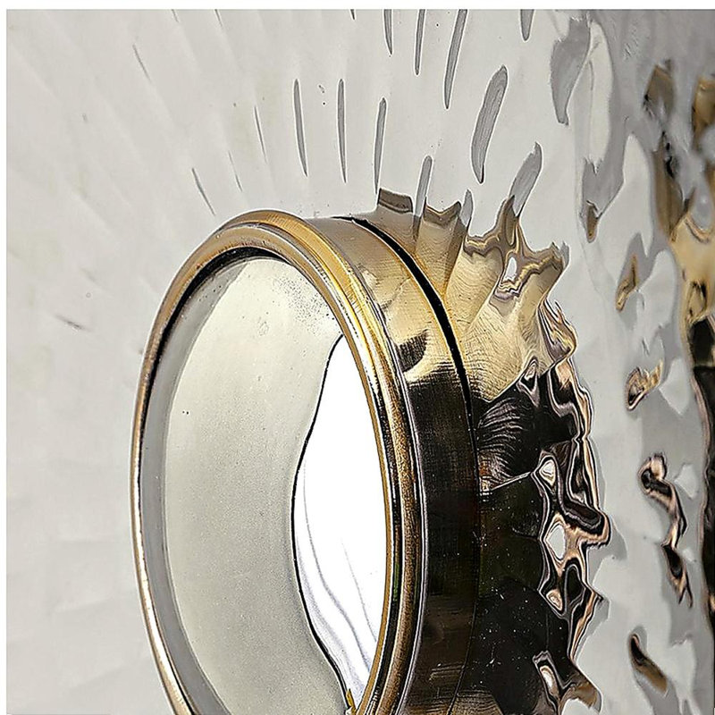 17x8.5x27" Maria Wall-Mounted Makeup Mirror