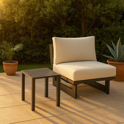 Table d'appoint en aluminium Richview