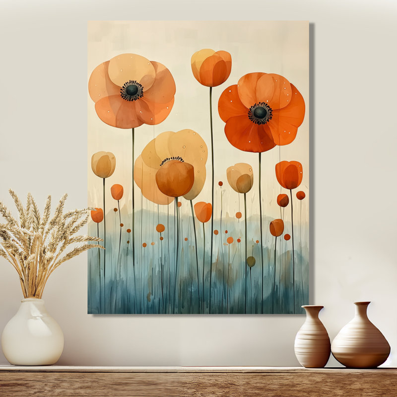 Beecham - impressions murales florales, Toile tendue, Ne s’applique pas, H 20 po x l 12 po