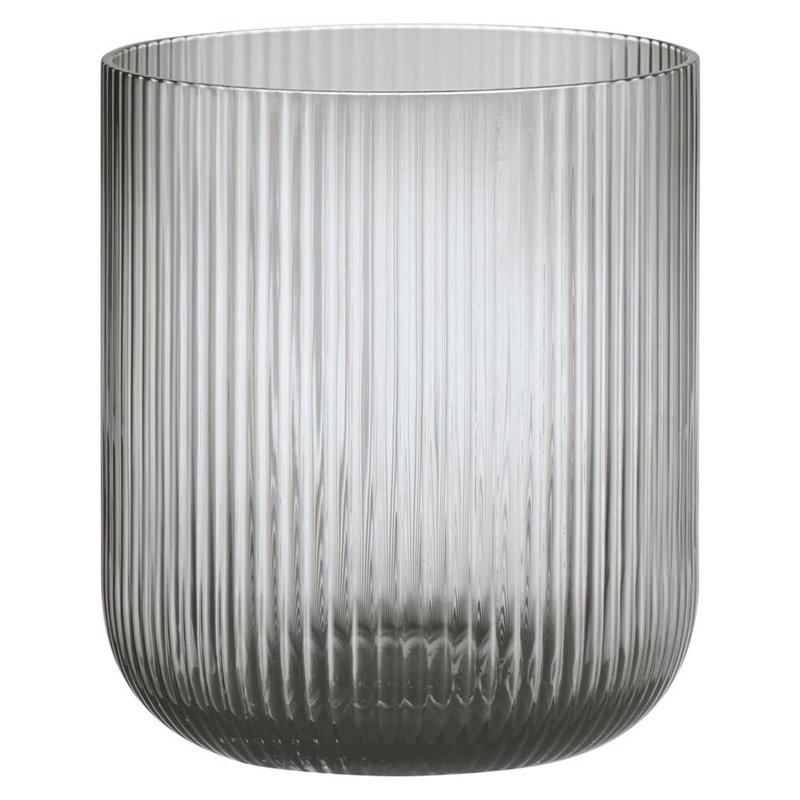 No Power Source Required / Manual Outdoor Lantern, Smoke, 16cm H x 14cm W x 14cm D