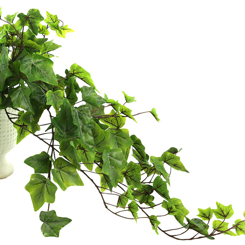 Verdant Vines Faux Ivy Plant in Ceramic Vase