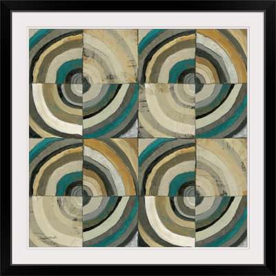 «the center i’cheryl warrick, reproduction d’art Abstract Turquoise