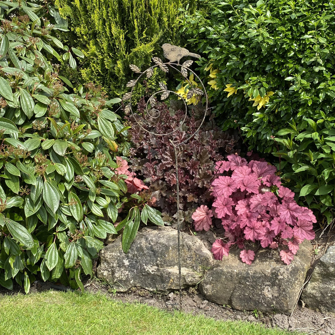 Metal Birds Garden Stake