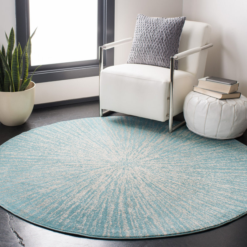 Faustina Performance Abstract Rug, Round 6'7"