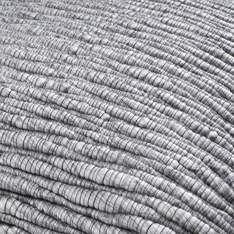 Coussin Elowyn, 18 po x 18 po, Housse de coussin seulement - sans coussin, Ardoise pâle