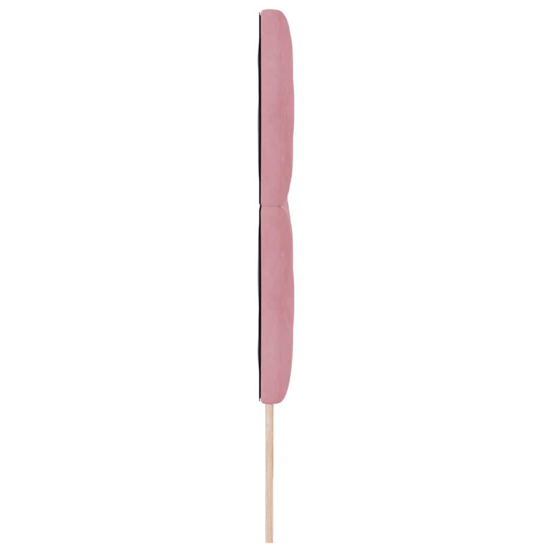  Headboard Wall-Mounted Geometric Velvet, 118cm H x 180cm W x 7cm D, Pink