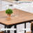 Counter Height Bar Table Set for 4, Square Kitchen Table and Chairs Set