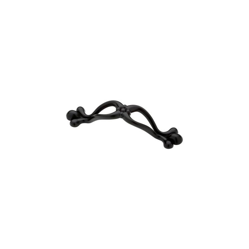 3" Center to Center Accent Pull, Flat Black