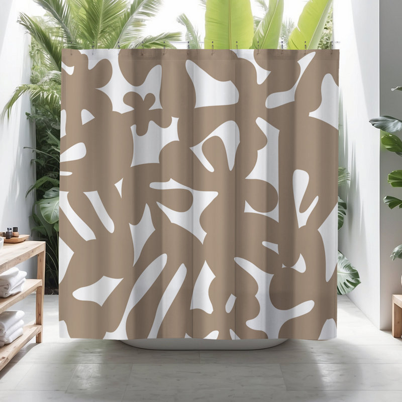 Rideau de douche Coco, Beige
