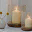Amelia Ribbed Glass Candle Holder-1816448208