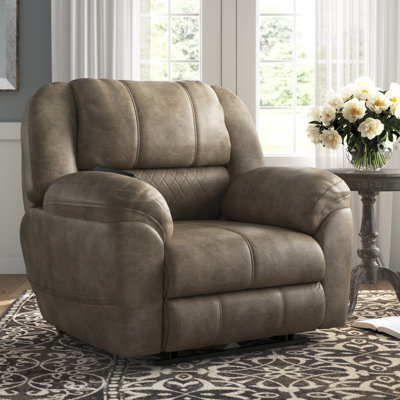 Booher Power Lay Flat Recliner with Adjustable Headrest & Lumbar and Therapeutic Heat & Massage