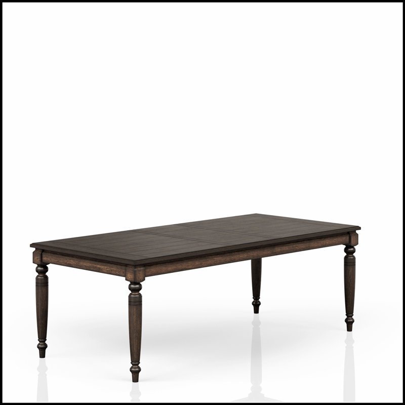 Table de salle à manger extensible Deep Coffee avec une finition élégante et des sièges polyvalents pour les réunions formelles et décontractées.