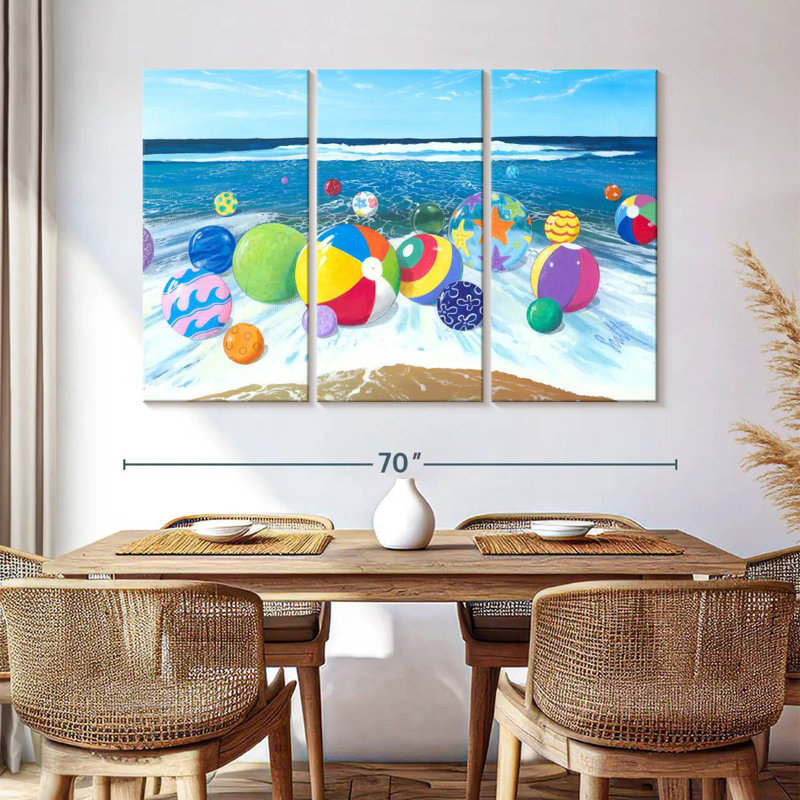 Gillard Beach Balls, 32" H x 50" W