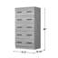 Commode 5 tiroirs 5 pouces Giello-458388670