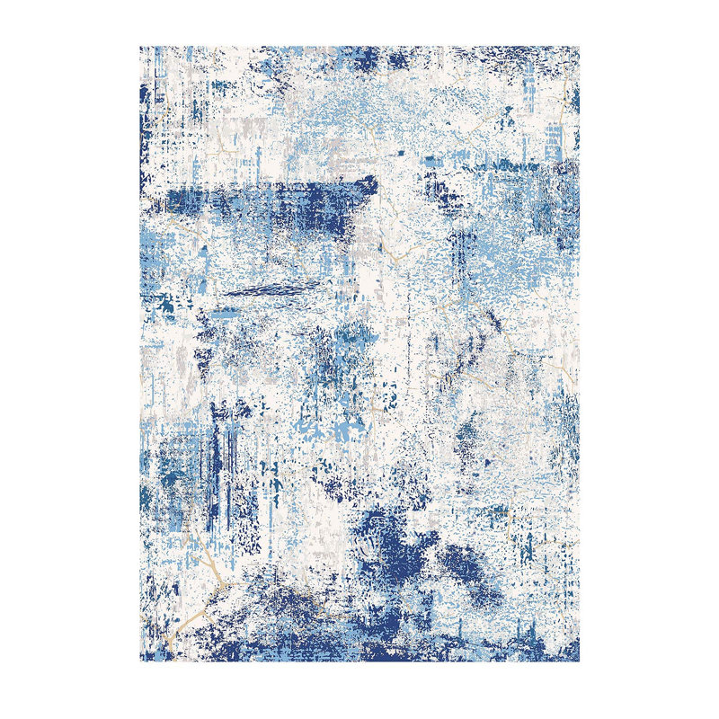 Large Area Rug 5 X 7 Ft Anti-Skid And Tear-Resistant Floor Mat Modern