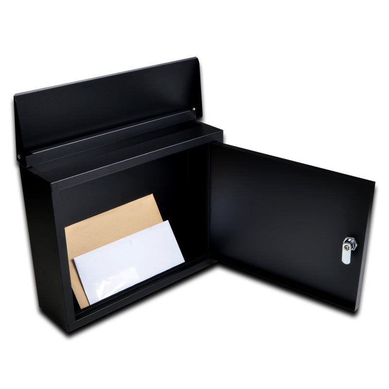 Lichtwardt Steel Wall Mounted Letter Box, Yes