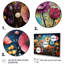 Fleurs colorées fantaisistes - Art mural fleurs sauvages-2041046200-2041046145