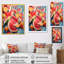 «Whimsy Pastel» rose pastèque I - fruits, art mural-2094524712