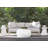 Catalonia 83.8 " W Teak Solid Wood Patio Sofa with Cushions