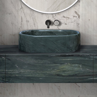 Single Bathroom Vanity with Marble Top