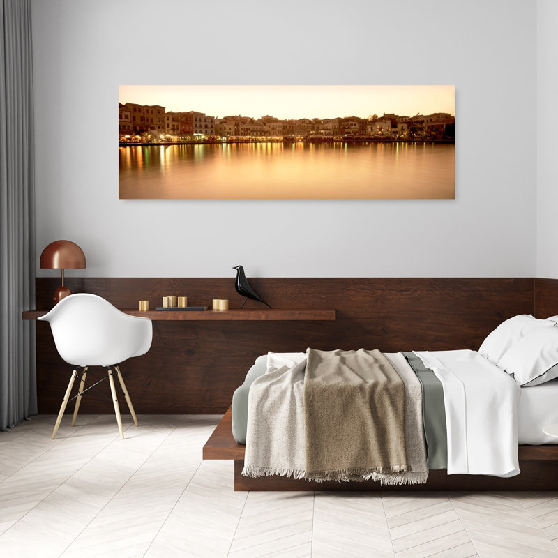 Crete Greece 1 Piece Wrapped Canvas Panoramic Wall Art, 50.8 cm H x 152.4 cm W