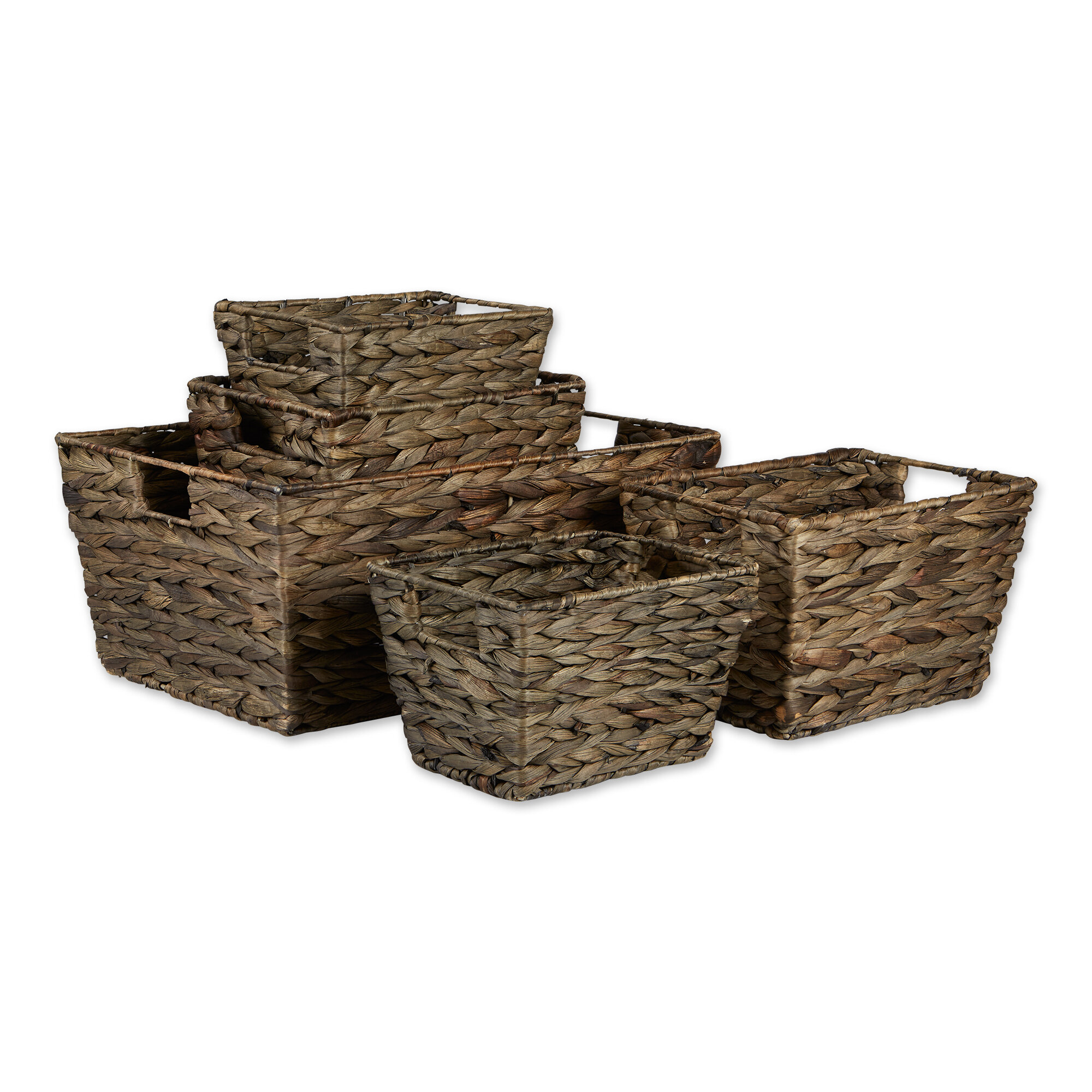 Bayou Breeze 5 Piece Seagrass Basket Set 