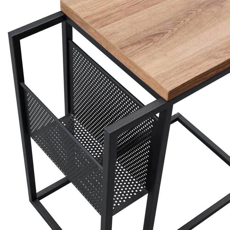 Table de bout avec rangement Clyde