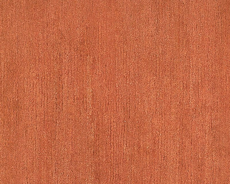 Sprouts Wool Area Rug in Orange, Rectangle 10' x 14'