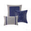 Ensemble d'édredon 7 pièces en faux suède bleu 7 pièces-127671329-127671330