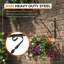Ensemble de 2 pièces murales en métal à motif à volutes de 12 po Gardenized-301564824