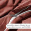 Ensemble de literie Southshore Basics de Southshore Fine Linens, coloris Marsala, en microfibre doublement brossée avec fermeture éclair invisible et attaches aux coins, 2 taies d'oreiller, taille grand lit/queen-336246574-336246591
