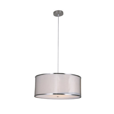 Luminaire tambour suspendu 1 lumière Kokkino