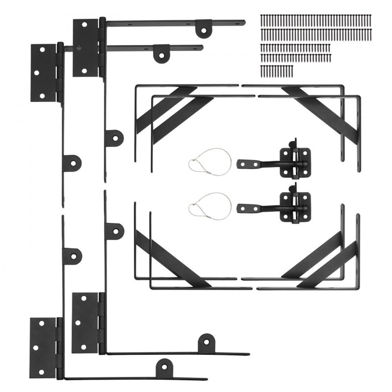 VEVOR Black Iron Gate Frame