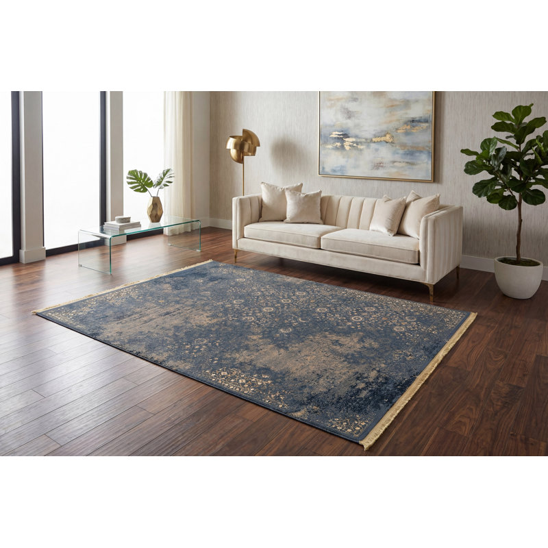 Tapis de la zone brune laine Covington, Rectangle 6 pi 7 po x 9 pi 10 po
