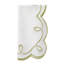 Ribbon Twirl Cotton Blend Scalloped Napkins-1816765971