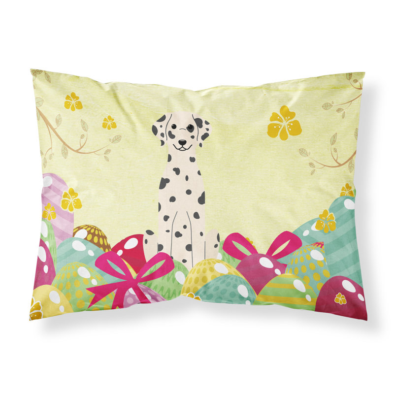 Taie d’oreiller œufs de pâques, Dalmatien
