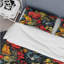 Rebel Soul - motif floral rouge II - ensemble de housse de couette floral - microfibre de polyester-1811211907