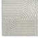 Coedy Grey Ivory Modern Indoor Rug