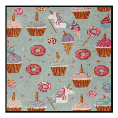 Tapis de desserts lavables à licorne