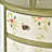 Country style painted drawer accent cabinet