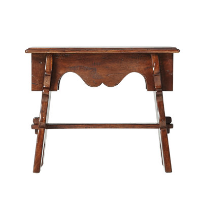 Castle Bromwich Solid Wood Accent Stool