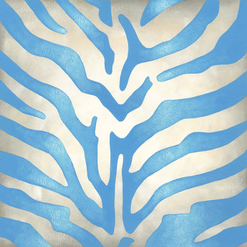 Vibrant Zebra II by Chariklia Zarris - Wrapped Canvas Print, 122cm H x 122cm W x 3.8cm D