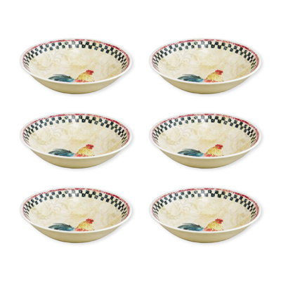 Badlin 6 Piece Melamine Salad Bowl Set