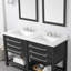 Ensemble de meuble-lavabo double 60 po Wesley