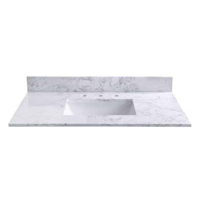 Dosseret de meuble-lavabo Montary Carrara