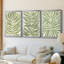 Driftwood Palm Leaf I - Toile tendue avec châssis sur mesure - 3 pièces-65391916-65391919