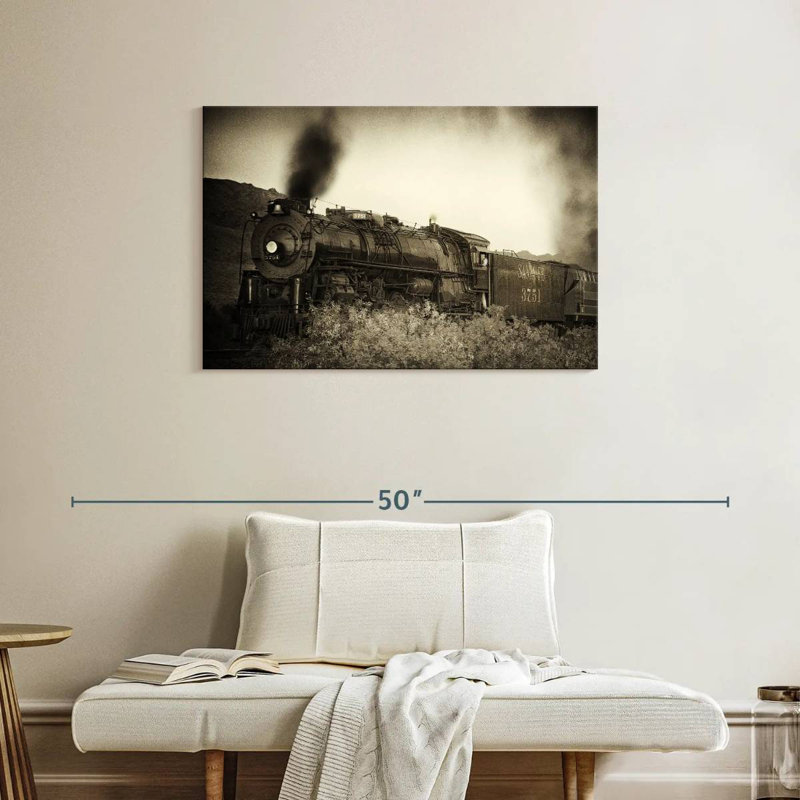 Mehar Train Arrival I, 24" H x 36" W